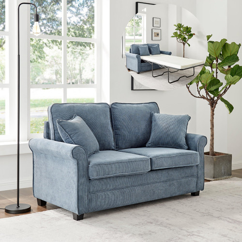 Sofa bed durable corduroy foam - bed,