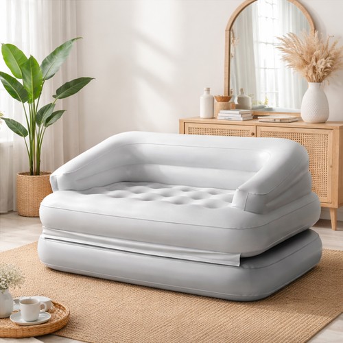 Inflatable sofa bed fold - sofa, out