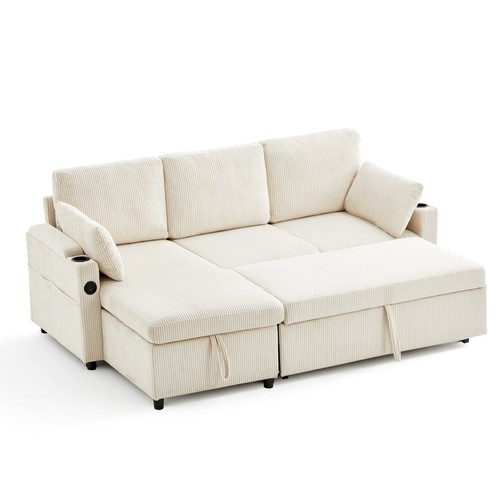 Corner sofa bed pull - pull, out