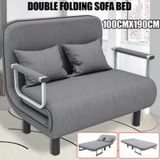 Double Fabric Sofa Bed Sleeper