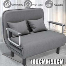 190CM Double Fabric Sofa Bed