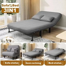 Folding Double Fabric Sofa Bed