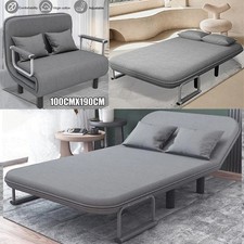 190cm  Double Fabric Sofa Bed